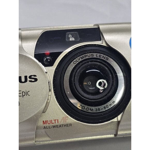 Olympus Stylus Epic Zoom 80 35mm Point & Shoot Film Camera- Not Working - Picture 4 of 16